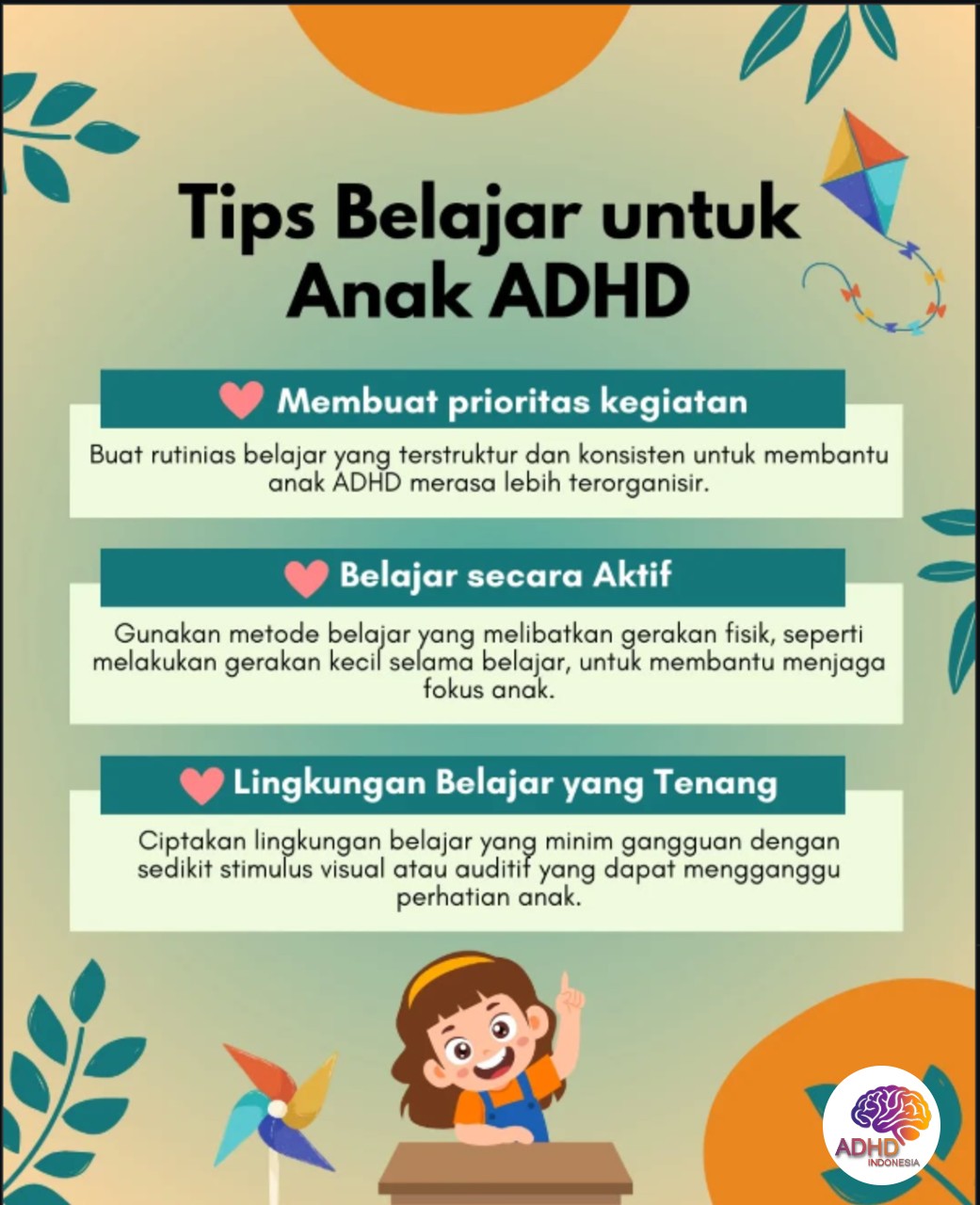 Strategi Belajar yang Cocok untuk Anak ADHD di Kabupaten Buru Selatan